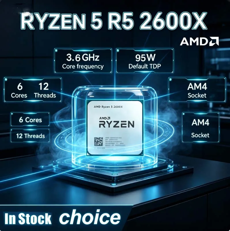 Amd Cpu Ryzen 5 - معالج الألعاب AMD Ryzen 5 2600X،