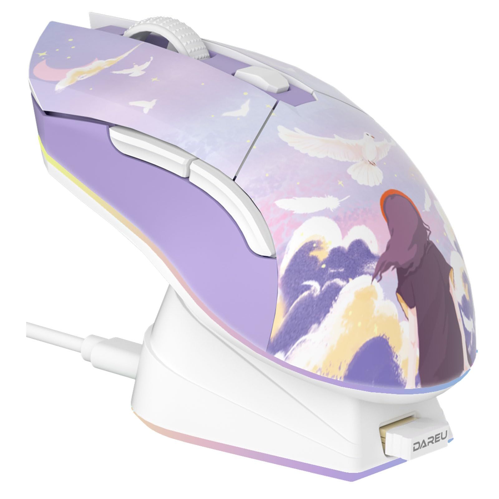 Es5 Esports Rgb Gaming Mouse - DAREU-أوضاع مزدوجة ماوس ألعاب ، RGB
