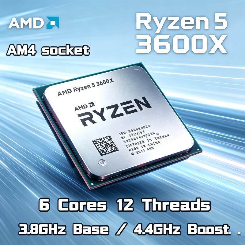 Amd Cpu Ryzen 5 - معالج CPU 7NM 95W L3=32M 100-000000022