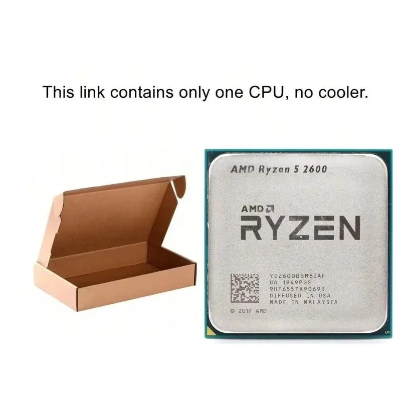 معالج AMD Ryzen 5 2600 الأصلي  - مراجعة Amd Cpu Ryzen 5 وسعره
