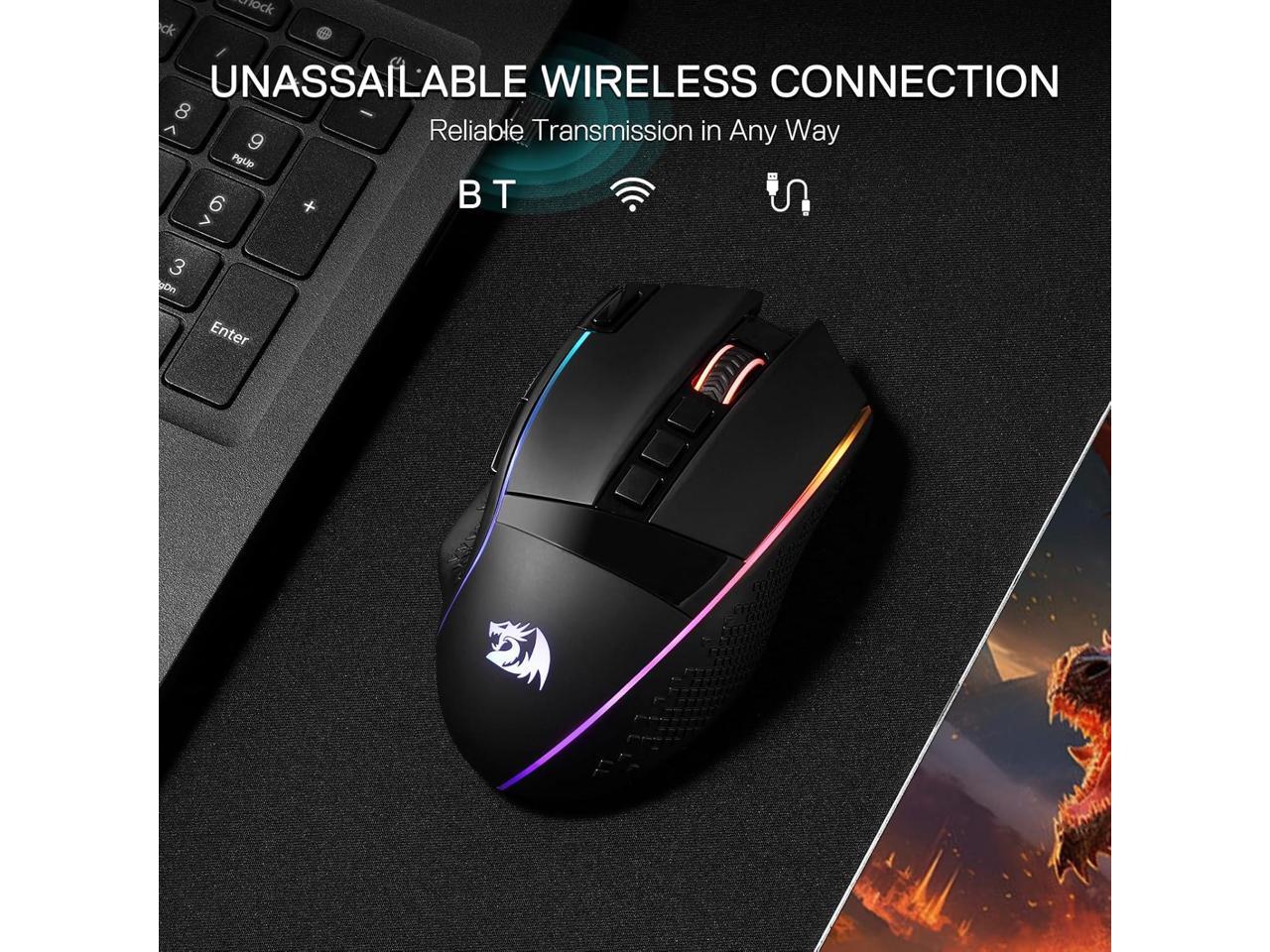 ماوس ألعاب لاسلكي Redragon M99 - مراجعة Es5 Esports Rgb Gaming Mouse وسعره