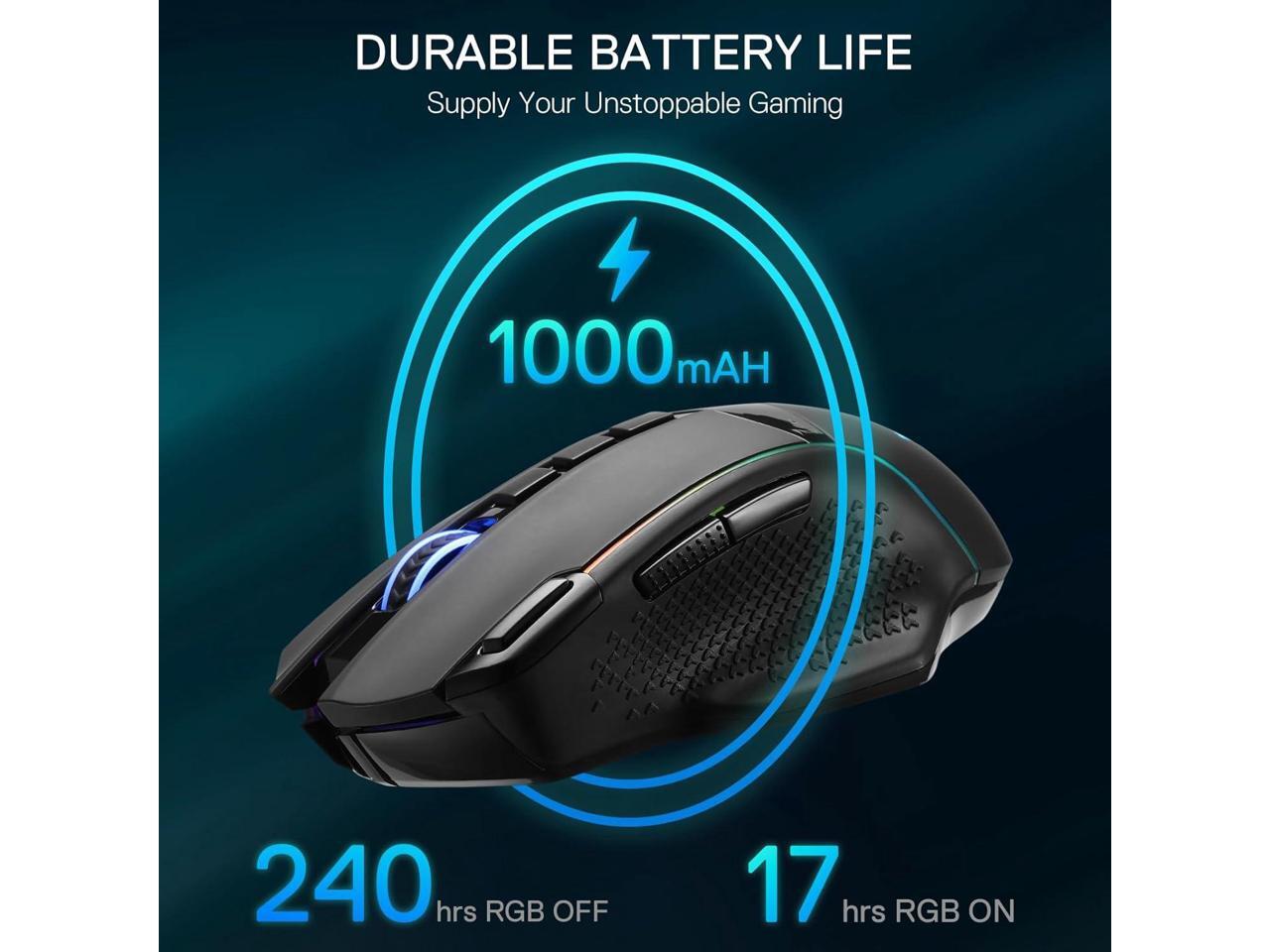 ماوس ألعاب لاسلكي Redragon M99 - مراجعة Es5 Esports Rgb Gaming Mouse وسعره