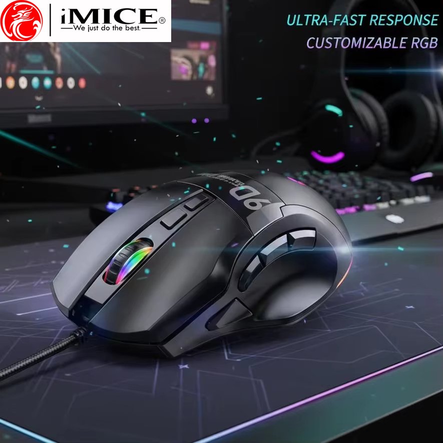 فأرة ألعاب سلكية بإضاءة خلفية  - مراجعة Es5 Esports Rgb Gaming Mouse وسعره