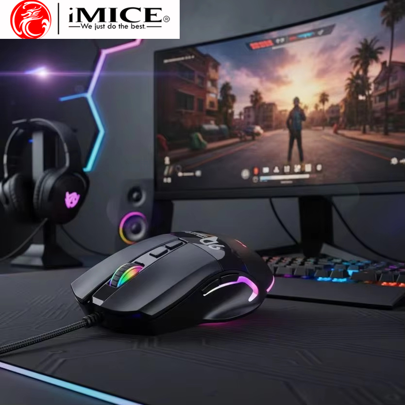 فأرة ألعاب سلكية بإضاءة خلفية  - مراجعة Es5 Esports Rgb Gaming Mouse وسعره