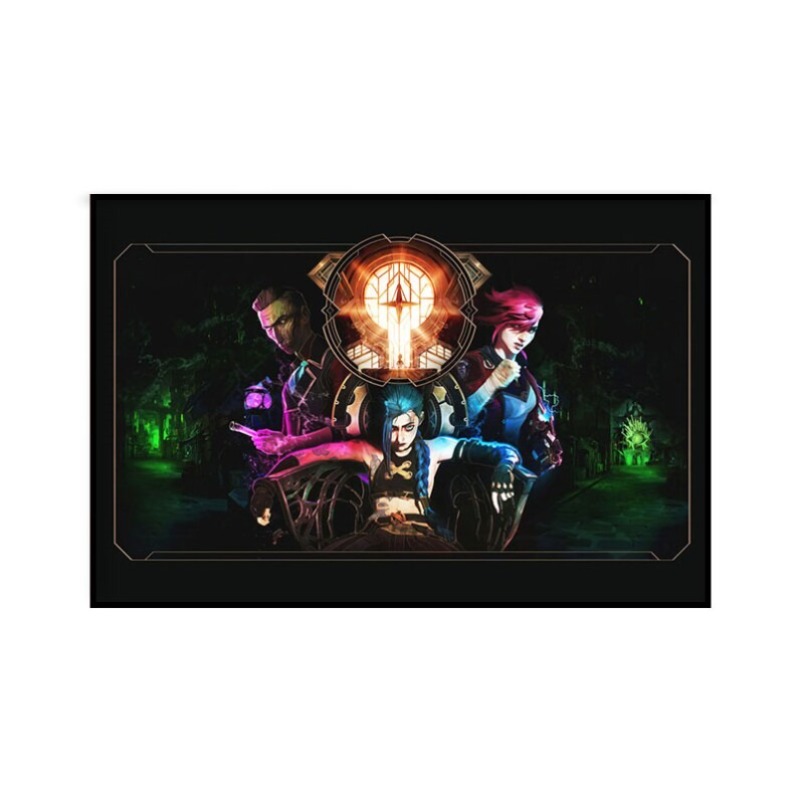 ملصق أركين جينكس بتصوير عن قرب - مراجعة Esports Gaming Room وسعره