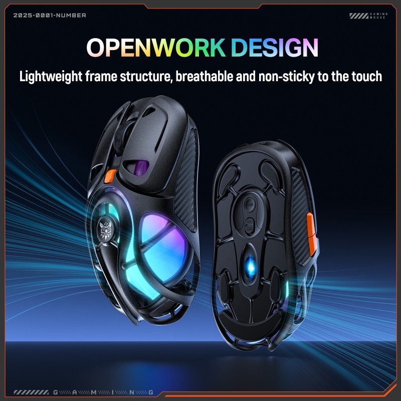 فأرة ألعاب لاسلكية ONIKUMA DM0 - مراجعة Es5 Esports Rgb Gaming Mouse وسعره