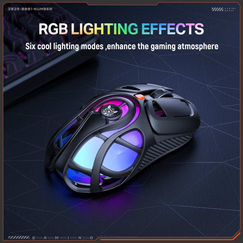 فأرة ألعاب لاسلكية ONIKUMA DM0 - مراجعة Es5 Esports Rgb Gaming Mouse وسعره