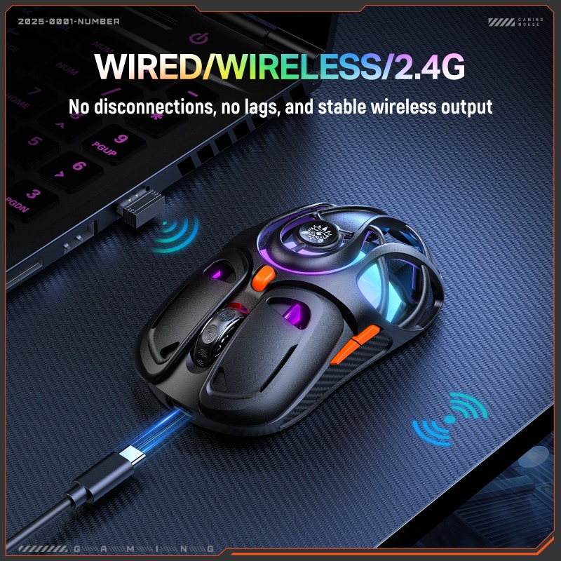 فأرة ألعاب لاسلكية ONIKUMA DM0 - مراجعة Es5 Esports Rgb Gaming Mouse وسعره